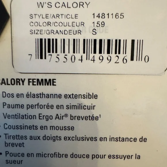 🆕 Louis Garneau  Women's Calory Cycling Gloves. Size small. - Picture 8 of 8